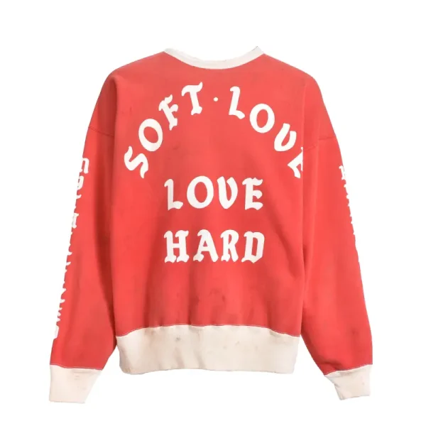Red Saint Mxxxxxx Soft Love Crewneck Sweater