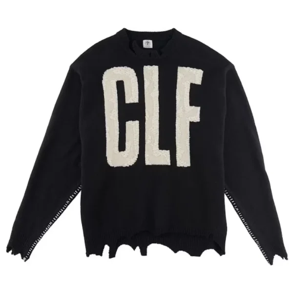 Vintage Black Saint Mxxxxxx x VLONE CLF Knit Sweater