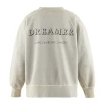 White Saint Mxxxxxx Poppy Flower Crewneck Sweater Back