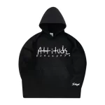 Black SAINT Mxxxxxx X Black Dots Attitude Hoodie