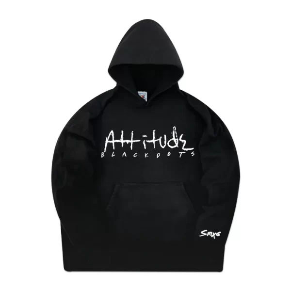 Black SAINT Mxxxxxx X Black Dots Attitude Hoodie