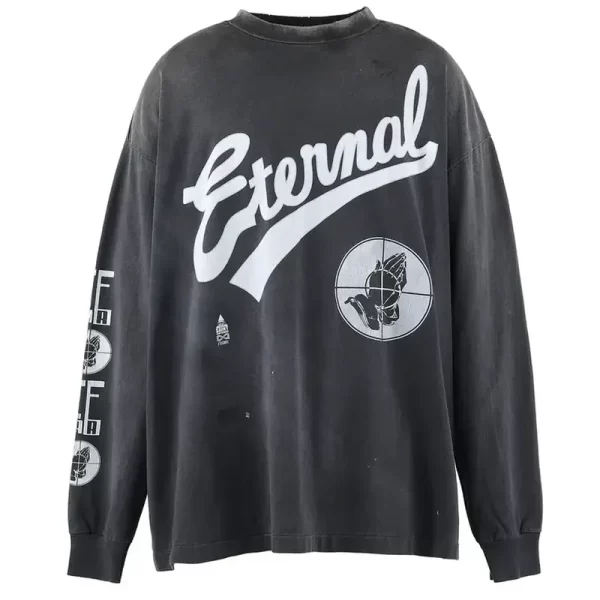 Black SAINT Mxxxxxx X Fear of God FG Long Sleeve Tee