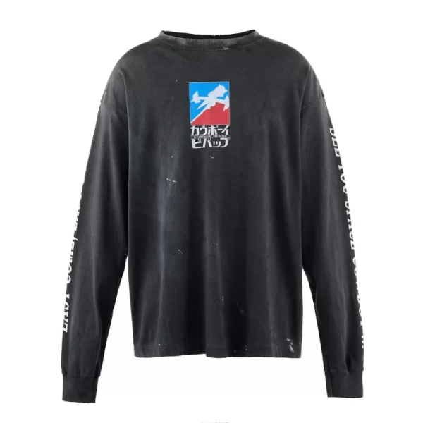 Black Saint Michael X Cowboy Bebop L/S Tee