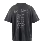 Black Saint Mxxxxxx Devil Daddy Short Sleeve T-shirt Back
