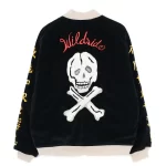 Black Saint Mxxxxxxxx X Wildside Souvenir Reversible Skull Jacket Back