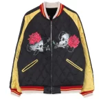 Black Saint Mxxxxxxxx X Wildside Souvenir Zip-Up Reversible Skull Jacket