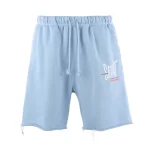 Blue Saint Michael Ribon Saint Sweat Shorts