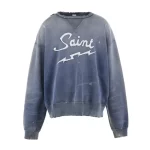Navy Saint Michael Saint Crewneck Sweater