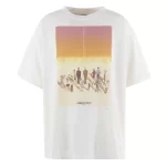 White/Orange Saint Mxxxxxx × Evengelion × Geeks Rule Tee