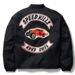 Black Saint Mxxxxxx x NEIGHBORHOOD Speed Kills Jacket Back