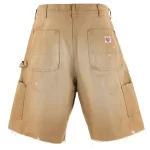 Beige Saint Mxxxxxx Double Knee Shorts Back