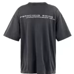 Black SAINT Mxxxxxx Alien Short Sleeve T-shirt Back