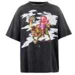 Black SAINT Mxxxxxx Damaged Short Sleeve Tee