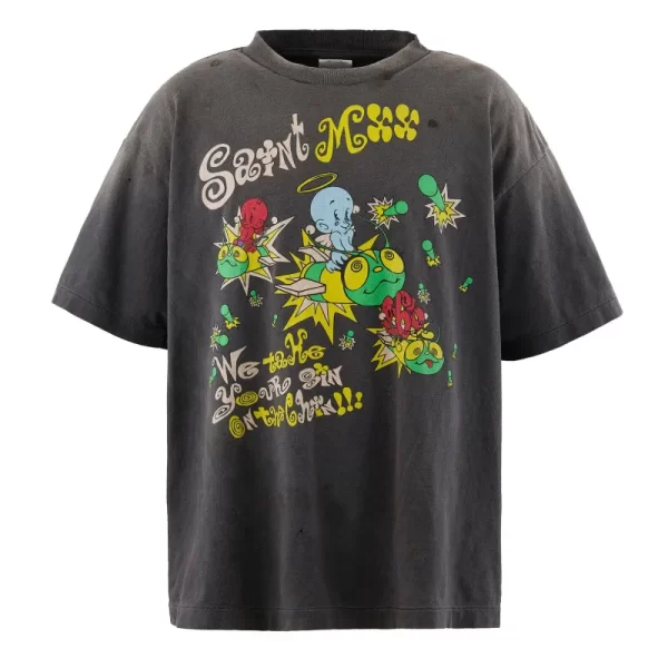 Black SAINT Mxxxxxx SAINT Devil Short Sleeve Tee