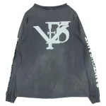 Black SAINT Mxxxxxx STM YES Long Sleeve Tee Back