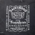 Black SAINT Mxxxxxx x Neighborhood Fearless Short Sleeve Tee Design