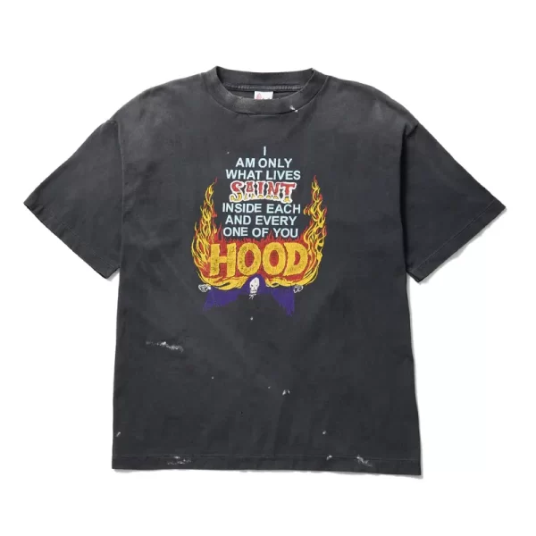 Black SAINT Mxxxxxx x Neighborhood Hood Short Sleeve Tee