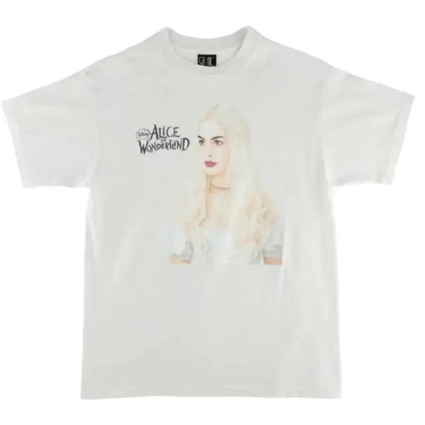 White SAINT Mxxxxxx × Disney Alice in Wonderland Tee