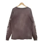 Black SAINT Mxxxxxx × Wind and Sea SATIN Youth Long Sleeve Tee Back