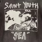 Black SAINT Mxxxxxx × Wind and Sea SATIN Youth Long Sleeve Tee Design