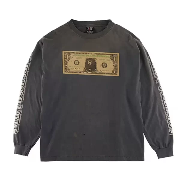 Black Saint Mxxxxxx Dollar Anxiety Long Sleeve Tee