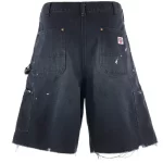 Black Saint Mxxxxxx Double Knee Shorts Back
