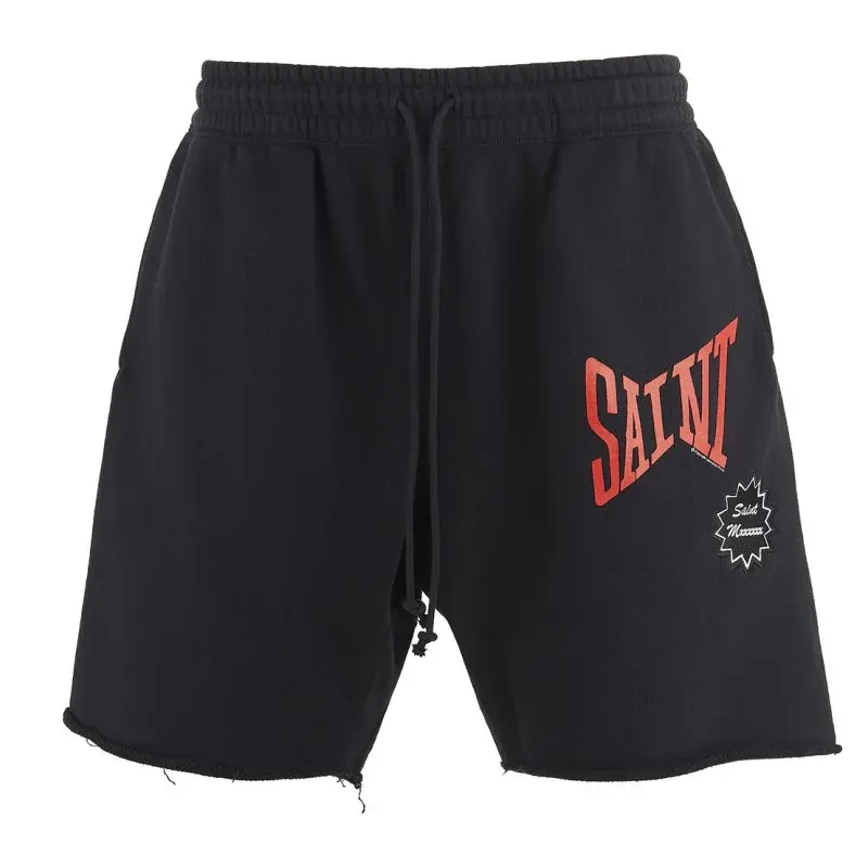 Black Saint Mxxxxxx Saint Logo Sweat Shorts