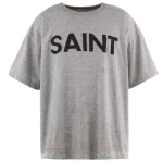 Gray SAINT Mxxxxxx SAINT Short Sleeve T-shirt