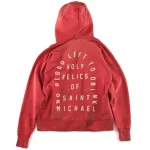 Red Saint Mxxxxxx No Blood Left Hoodie Back