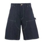Rigid Blue Saint Mxxxxxx Denim Double Knee Short