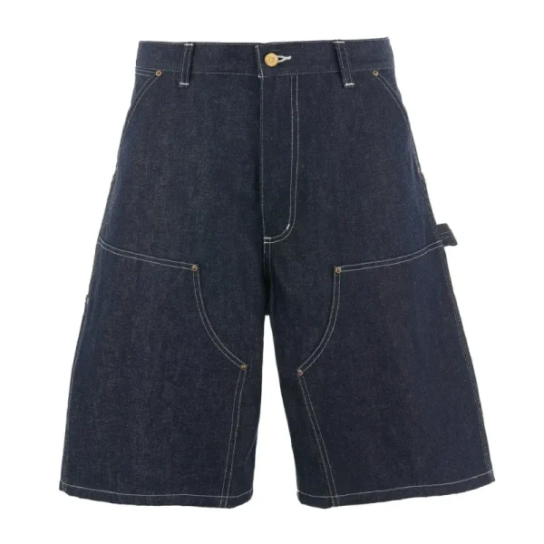 Rigid Blue Saint Mxxxxxx Denim Double Knee Short