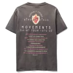 Vintage Black Saint Michael Eyes Short Sleeve Tee Back