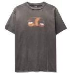 Vintage Black Saint Michael Eyes Short Sleeve Tee