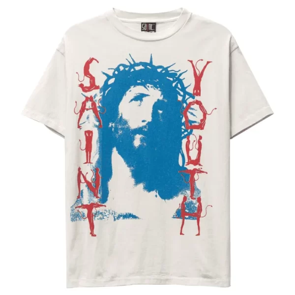 White SAINT Michael SAINT Youth Short Sleeve Tee