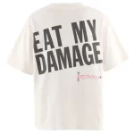 White SAINT Mxxxxxx Dirty PIG Short Sleeve T-shirt Back