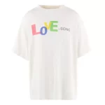 White SAINT Mxxxxxx Love Song Short Sleeve T-shirt