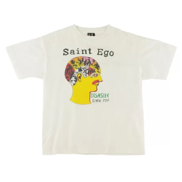 White SAINT Mxxxxxx SAINT Ego Short Sleeve Tee