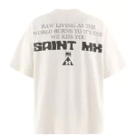 White SAINT Mxxxxxx SAINT MX Short Sleeve T-shirt Back