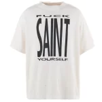 White SAINT Mxxxxxx Saint Yourself Short Sleeve T-shirt
