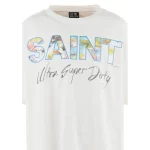 White SAINT Mxxxxxx Super Dirty Short Sleeve Tee Design