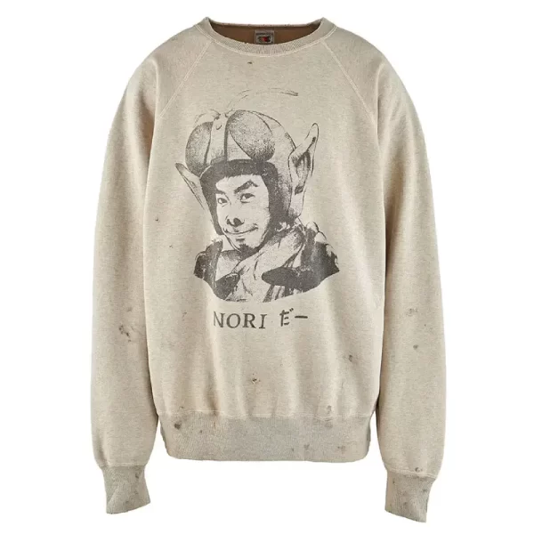 White SAINT Mxxxxxx x Noritake Kinashi Crewneck Sweatshirt