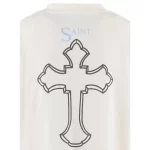 White SAINT Mxxxxxx × Tupac Shakur Short Sleeve Tee Back Design