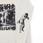 White Saint Michael x Cali Thornhill Dewitt Long Sleeve Tee Sleeve