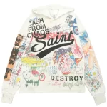 White Saint Mxxxxxx x Takashi Murakami Graff Hoodie