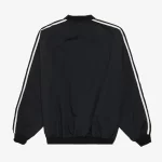 Black Saint Mxxxxxx Nylon Logo Embroidered Sweatshirt Back