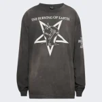 Black SAINT Mxxxxxx Burn of Earth Long Sleeve Tee