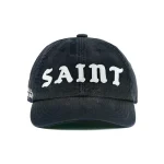 Black SAINT Mxxxxxx Saint 6 Panel Cap