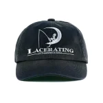 Black SAINT Mxxxxxx Saint Lacerating 6 Panel Cap