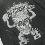 Black SAINT Mxxxxxx The Eternal Saint Short Sleeve Tee Front Design