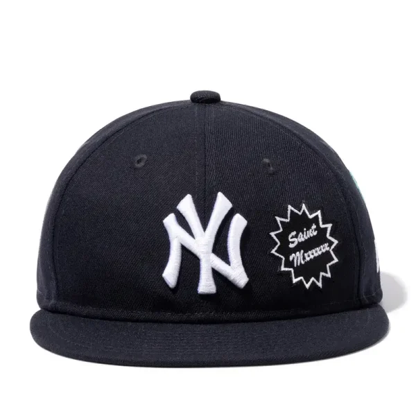 Black SAINT Mxxxxxx × MLB × New Era Yankees Cap